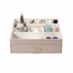 SortWithStyle Luxury Taupe Cosmetic Organizer